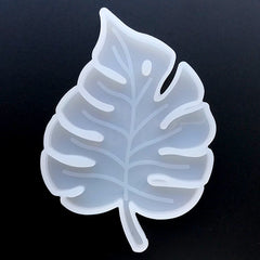Monstera Leaf Silicone Mold for Resin Crafts | Tropical Palm Leaf Mould | Resin Coaster DIY | Home Decor (87mm x 126mm)