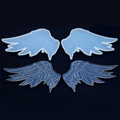 Large Pegasus Wings Silicone Mold (Set of 2) | Angel Wing Mould | Mahou Kei Embellishment DIY | Resin Craft Supplies (117mm x 65mm)