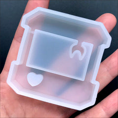 Claw Machine Resin Shaker Charm Silicone Mold | Toy Crane Mould | Arcade Game Mold | Kawaii Resin Jewellery DIY (53mm x 53mm)