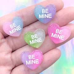 Barbie Pink Gummies | Luxury Kawaii pink handmade glossy reusable press on  nails with hearts & gummy bear charms Valentines Day