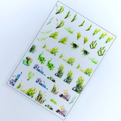Seaweed Clear Film Sheet for Resin Art | Marine Algae Embellishments | Sea Plant Resin Inclusions | Resin Craft Supplies