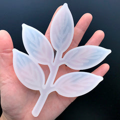 Ash Leaf Silicone Mold | Coaster Mold | Clear Mould for UV Resin Art | Home Decoration Craft (107mm x 133mm)