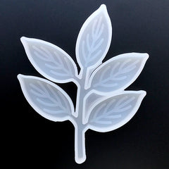 Ash Leaf Silicone Mold | Coaster Mold | Clear Mould for UV Resin Art | Home Decoration Craft (107mm x 133mm)