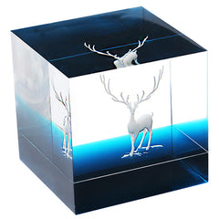 Miniature Reindeer Resin Inclusion | 3D Animal Embellishment for Resin Crafts | Terrarium Jewelry DIY (1 piece / 15mm x 23mm)