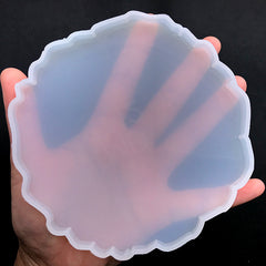 Agate Slice Coaster Silicone Mold | Resin Crystal Mould | Epoxy Resin Art Supplies | Home Decoration (126mm x 123mm)