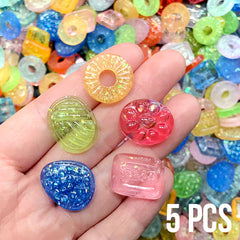 CLEARANCE Japanese Hard Candy Drop Decoden Cabochon Assortment | Kawaii Sweet Deco | Faux Food Embellishments (5 pcs by Random / Mix)