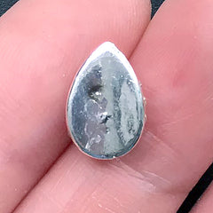 Teardrop Glass Rhinestone for Jewelry DIY | Gemstone Nail Art Charm | Sparkle Decoden Supplies (1 piece / AB Blue / 8mm x 12mm)