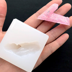 Crystal Shard Silicone Mold | Quartz Mold | Epoxy Resin Flexible Mould | Resin Craft Supplies (23mm x 49mm)