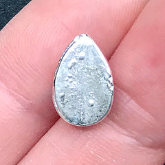 Tear Drop Glass Gemstone for Jewellery Making | Teardrop Rhinestone Nail Art Charm | Bling Bling Deco (1 piece / AB Pink / 8mm x 12mm)