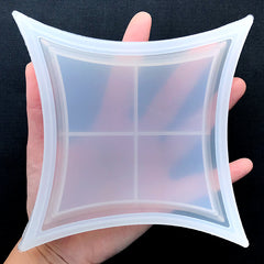 Square Trinket Dish Silicone Mold | Resin Trinket Tray Making | Epoxy Resin Mould | UV Resin Mold Supplies (147mm)