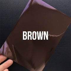 BROWN Toner Laser Foil (Set of 20 pcs) | Foiled Calligraphy | Scrapbooking Supplies | Decoration Foil | Heat Transfer Foil | Foiling for Resin (100mm x 150mm)