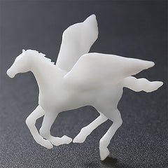 Flying Horse Resin Inclusion | 3D Mini Pegasus | Mythical Creature Embellishment for Resin Craft (1 piece / 20mm x 15mm)
