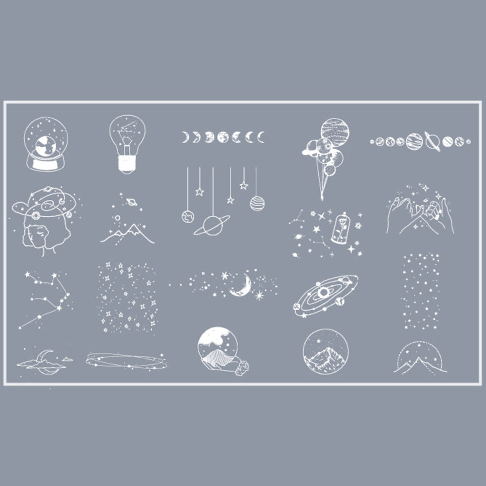 Cosmos Sticker Flakes | Astronomy and Astrology Stickers | Solar Syste ...