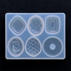 Japanese Candy Silicone Mold Assortment (6 Cavity) | Sweet Deco | Kawaii Decoden | Fake Food DIY | Resin Craft Supplies