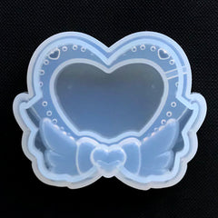 Magical Heart Shaker Mold | Kawaii Resin Shaker Charm Silicone Mould | Shake Shake Decoden Cabochon DIY (62mm x 50mm)