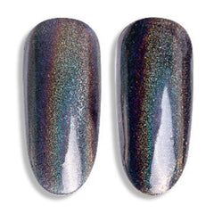 Holo Pigment Powder (Black) | Rainbow Holographic Glitter Dust | Resin Coloring | Nail Decoration (0.2 gram)