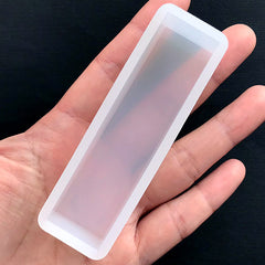 Rectangle Bar Silicone Mold | Rectangular Prism Mould | Clear Soft Mold for Epoxy Resin | UV Resin Craft Supplies (20mm x 80mm)