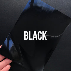 BLACK Heat Transfer Foil (Set of 20 pcs) | Toner Laser Foil | Foiled Calligraphy DIY | Scrapbook Supplies | Decoration Foil | Foiling for Resin Art (100mm x 150mm)