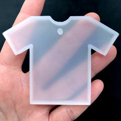 T Shirt Silicone Mold | Tee Mold | Resin Charm Mold | Epoxy Resin Jewellery Making | Clear Mold for UV Resin (77mm x 59mm)