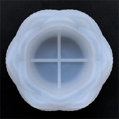 Lotus Trinket Dish Silicone Mold | Make Your Own Trinket Tray | Oriental Home Decoration | Epoxy Resin Art Supplies (83mm x 41mm)