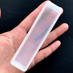 Long Rectangular Prism Silicone Mold | Rectangle Bar Mold | Soft Clear Mold for UV Resin | Epoxy Resin Craft Supplies (20mm x 100mm)