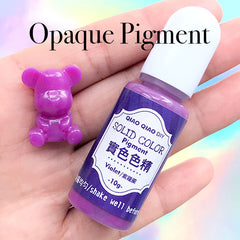 Opaque UV Resin Colorant | Epoxy Resin Pigment | Solid AB Resin Color | Resin Colouring Paint | Kawaii Craft Supplies (Violet Purple / 10 grams)