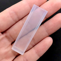 Long Crystal Bar Silicone Mold | Resin Pendant Making | Epoxy Resin Jewellery Mould | Clear Soft Mold | UV Resin Crafts (10mm x 45mm)