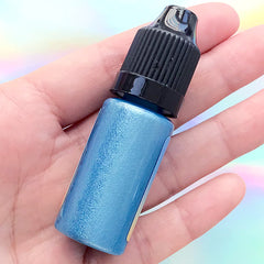 UV Resin Colorant | Pearlescent Pigment | Iridescent Color | Resin Colouring | Polarisation Paint (Aqua Blue / Sky Blue / 10 grams)