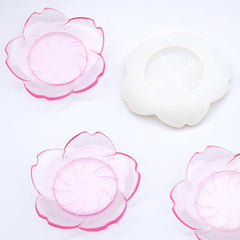 Cherry Blossom Trinket Dish Silicone Mold | Sakura Trinket Tray Mould | Epoxy Resin Art Supplies | Home Decor (105mm x 100mm)