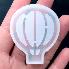 Hot Air Balloon Silicone Mold | Clear Mold for UV Resin | Epoxy Resin Craft Supplies (39mm x 48mm)