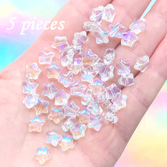 Celestial Sky Blue Purple Mix Plastic Pony Beads 6 x 9mm, 500 beads