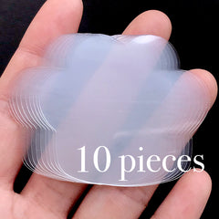 Paw Popsicle Resin Shaker Mold | Kawaii Shaker Charm Silicone Mold | Sweet Deco | Decoden Craft Supplies (53mm x 60mm)