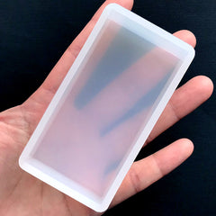 Cuboid Mold | Rectangular Prism Clear Mold for UV Resin | Rectangle Soap Silicone Mould | Epoxy Resin Art Supplies (40mm x 80mm)