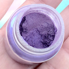 Pearl Resin Colorant | Pearlescence Pigment Powder | Shimmery Epoxy Resin Color | UV Resin Paint (Blue Purple / 4-5 grams)