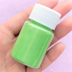 Pearl Pigment Powder | Pearlescence Powder | Resin Colorant | Resin Paint | Resin Dye | Resin Craft Supplies (Yellow Green / 10 grams)