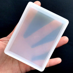Rectangular Cuboid Silicone Mold | Large Rectangle Mould | UV Resin Soft Mold | Epoxy Resin Flexible Mold (60mm x 80mm)