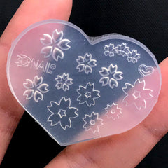 Mini Sakura Silicone Mold (11 Cavity) | Tiny Cherry Blossom Mould | Floral Resin Inclusions Making | Flower Nail Design