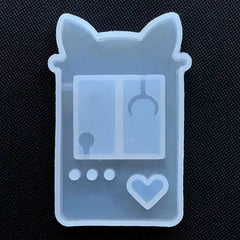 Claw Crane Arcade Game Machine Shaker Charm Silicone Mold | Kawaii Toy Crane Decoden Resin Shaker Cabochon DIY (37mm x 64mm)