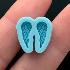 Mini Angel Wings Silicone Mold (2 Cavity) | Resin Earrings Making | Shake Bits DIY | Resin Crafts (5mm x 12mm)