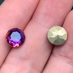 2mm Round Rhinestones, 14 Faceted Cut Resin Rhinestones (Clear / Arou, MiniatureSweet, Kawaii Resin Crafts, Decoden Cabochons Supplies