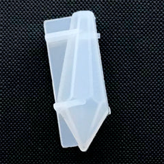 Crystal Shard Silicone Mold | Quartz Point Mould | Epoxy Resin Pendant Making | Clear Soft Mold for UV Resin (15mm x 38mm)