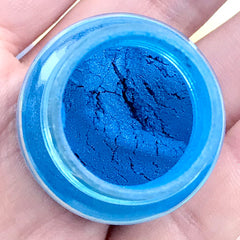 Shimmery Pearl Pigment Powder | Pearlescence Epoxy Resin Colorant | UV Resin Art Supplies (Cobalt Blue / 4-5 grams)