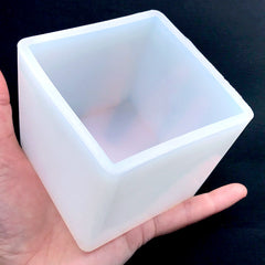 65mm Cube Silicone Mold | Extra Large Square Mold | Paperweight Mold | Soft Clear Mould for UV Resin | Epoxy Resin Art Supplies