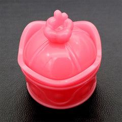 Crown Trinket Box Silicone Mold | Kawaii Jewelry Box Mould | Storage Box DIY | Resin Art Supplies (84mm)