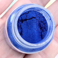Shimmer Pearl Pigment Powder | Pearlescence UV Resin Colorant | Epoxy Resin Art Supplies (Navy Blue / Royal Blue / 4-5 grams)