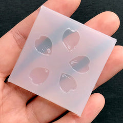 Sakura Petal Silicone Mold (5 Cavity) | Cherry Blossom Mold | Flower Mold | Floral Mould | Resin Craft Supplies (9mm x 12mm)
