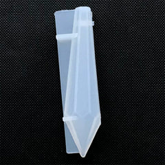 Quartz Shard Silicone Mold | Crystal Point Mould | Epoxy Resin Pendant DIY | UV Resin Craft Supplies (16mm x 64mm)