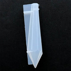 Pointed Crystal Silicone Mold | Quartz Shard Point Mould | Epoxy Resin Jewelry Making | UV Resin Art Supplies (19mm x 75mm)