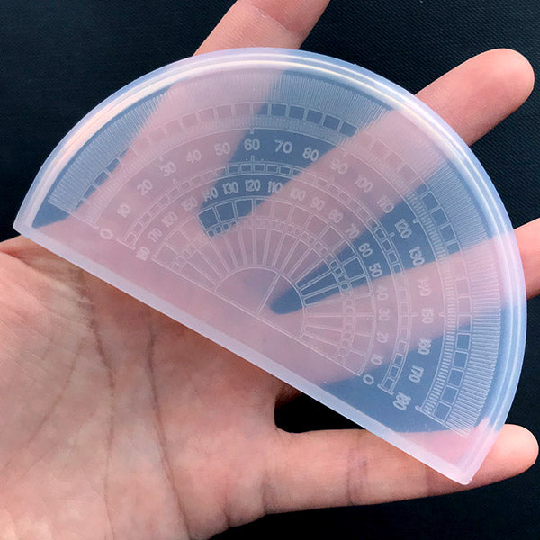 Protractor Silicone Mold | 180 Degree Half Circle Ruler Mold | Station ...