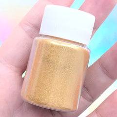 Golden Pearl Pigment Powder | Epoxy Resin Colorant | Pearlescence UV Resin Coloring | Shimmery Paint (Gold / 4-5 grams)